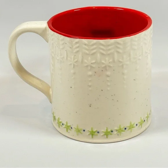 Anthropologie Coffee Tea Mug Bundled Up Monogram Letter H - Picture 3 of 7
